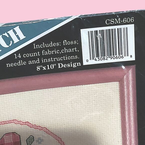 BANAR DESIGNS There is Something to Love in Everyone Bear Cross Stitch CSM-606 - Picture 3 of 4